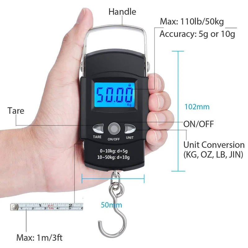 FLYSAND timbangan elektronik 1 - Fishing Depth Finder ulasan dan harga
